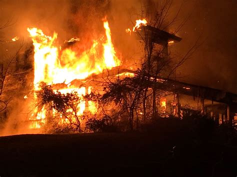 Crews Battle Huge House Fire