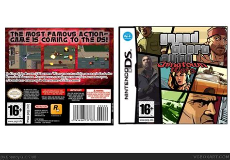 Grand Theft Auto Chinatown Wars Nintendo Ds Box Art Cover