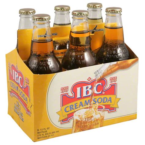 Ibc Creme Soda 6 Pk Bottles Shop Soda At H E B