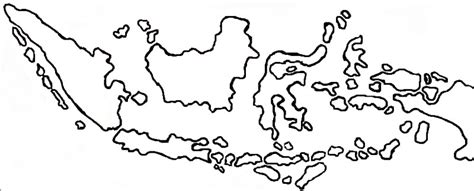 Sketsa Gambar Peta Indonesia Sederhana Rawamangun Jakarta Timur Imagesee