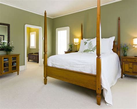 This beautiful accent wall in the master bedroom features various shades of wood making it a totally unique look that's both chic and rustic. Sage Green Walls Ideas, Pictures, Remodel and Decor