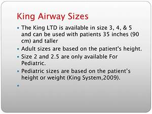 Ppt Airway Management With The King Airway Ltd Device Powerpoint