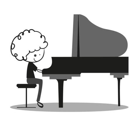 This content for download files be subject to copyright. Royalty Free Boy Playing Piano Clip Art, Vector Images ...