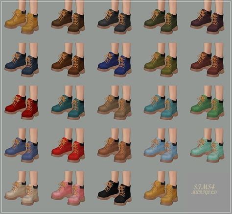 Sims4 Marigold Childhiking Bootsunisex하이킹 부츠어린이 남녀 공용 신발 The Sims4