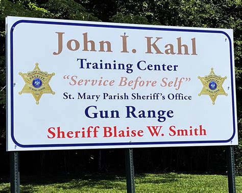 Sheriffs Shooting Range St Mary Parish Sheriffs Office La