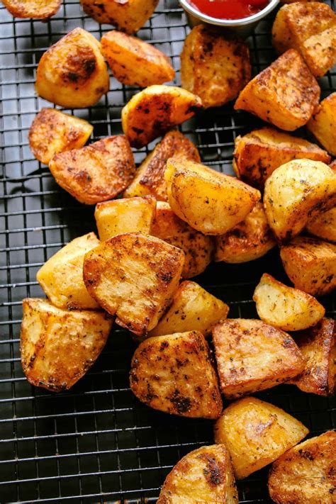 Prepare the potatoes in the same way as the oven method. Extra Crispy Oven-Roasted Potatoes - Layers of Happiness