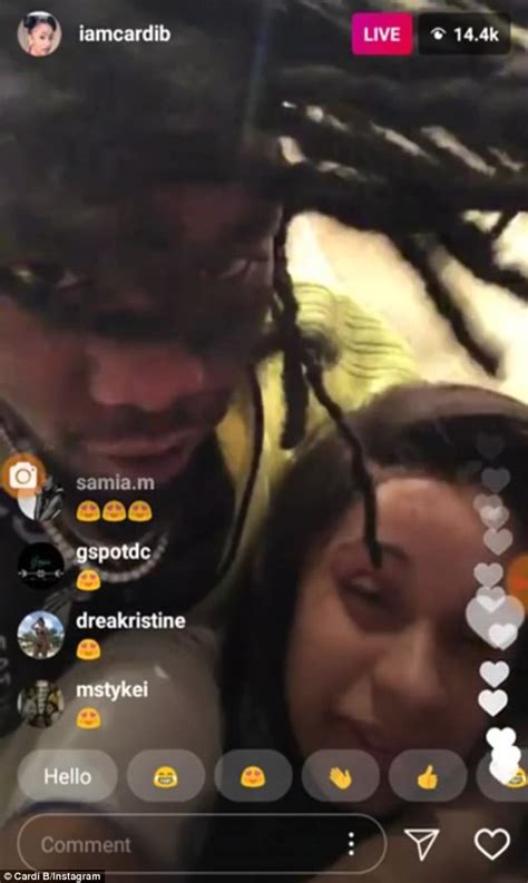 Clip Cardi B And Offset Intentionally Had Intimate Sx On Ig Live News