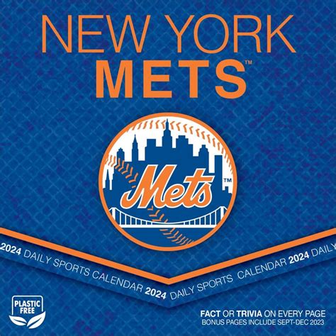 Mlb New York Mets 2024 Desk Calendar