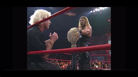 Ric Flair Defeats Jeff Jarrett To Become A 15 Time World Heavyweight
