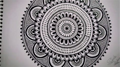 How To Draw A Mandala Art For Beginners Mandala Drawing