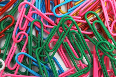 Color Paper Clips Stock Image Image Of Retail Business 3953277