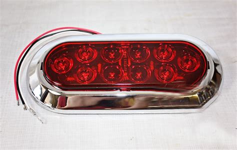 The company was the first in the industry to offer sealed led stop, turn, and tail lights, as well as led forward lights. Red 6 in Oval LED Stop/Turn/Tail Trailer Light Surface ...