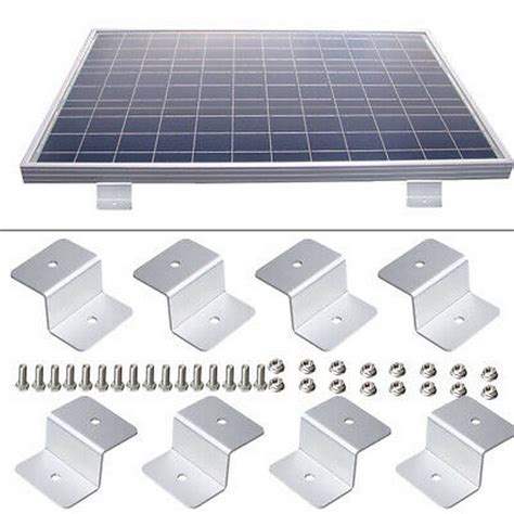 Solar Panel Mounting Z Brackets Set Fixing Kit Caravan Roof Aluminum