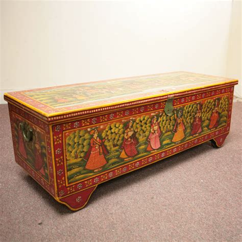 Painted Furniture From India Hand Painted Trunk Jugs Indian