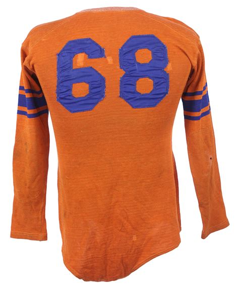 Lot Detail 195060s Vintage Football Jersey Collection Lot Of 2