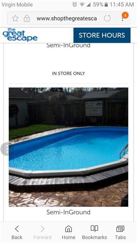 Each liner combines unique design and the latest manufacturing processes. Semi-inground pool | Semi inground pools, Inground pools, Pool