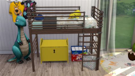 Ts3 To Ts4 Dorm Bunk Bed For Toddlers Two Versions Enure Sims