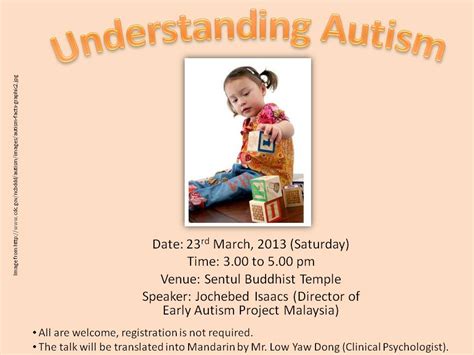 Autism Awareness Talk By Bmha Early Autism Project Malaysia