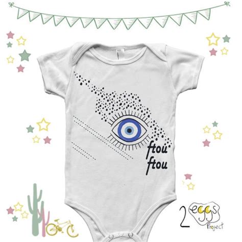Evil Eye For Babies Evil Eye Safety Bodysuitprotection Baby T With
