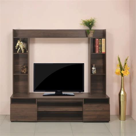 Brown Wall Mounted Wooden Tv Unit Cabinet For Home At Rs 18000piece