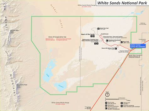 White Sands Trail Map