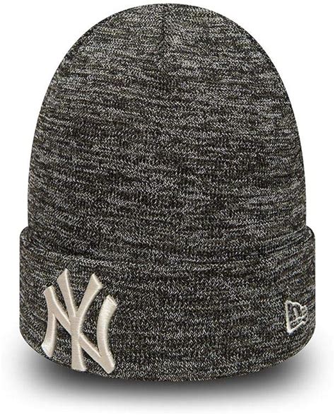 New Era Cuff Knit Beanie New York Yankees Black Uk Clothing