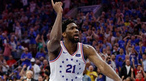 With tenor, maker of gif keyboard, add popular joel embiid animated gifs to your conversations. Joel Embiid, 76ers rout Raptors to take 2-1 series lead ...