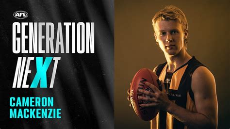 Welcome To The Hawks Cameron Mackenzie Highlights Afl Youtube