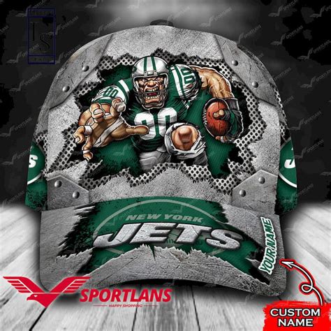 New York Jets Mascot Personalized 3d Classic Classic Cap Meteew