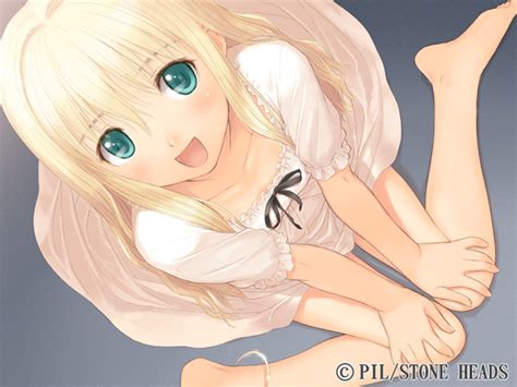 Tony Taka Shoujo France Shoujo France Shoujo Game Cg Tagme 1girl Barefoot Blonde Hair