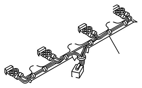 Is a visual representation of the components and cables associated with an electrical. Isuzu NPR-HD Harness. Cab, prod, sgl - 8-97332-133-3 | TRUCKMAX ISUZU, Homestead FL