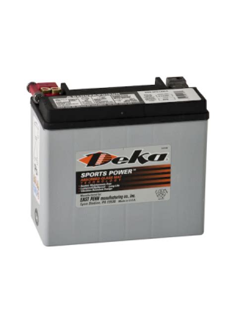 Etx20l Deka Agm Motorcycle Battery Made In Usa