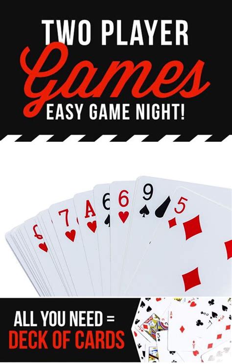 50 Fun And Easy 2 Player Card Games The Dating Divas