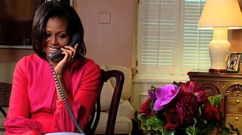 A Surprise Call From The First Lady Youtube