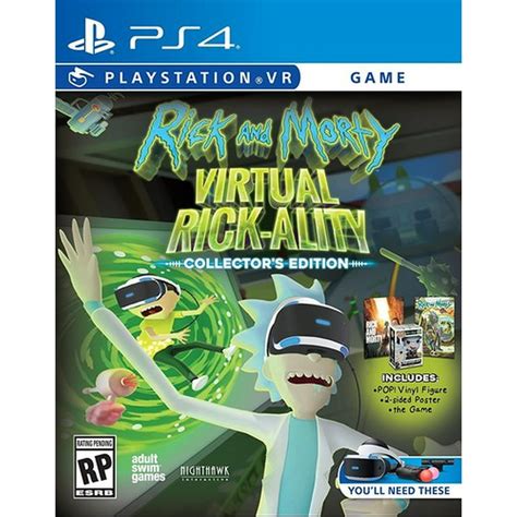 Adult Swim Games Rick And Morty Virtual Rick Ality Collectors Edition