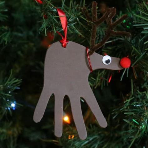 Handprint Reindeer Ornaments ⋆ Real Housemoms