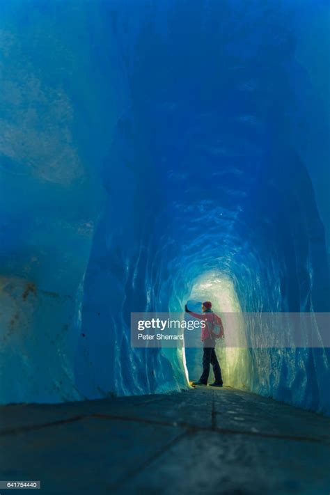 Rhone Glacier Ice Tunnel High Res Stock Photo Getty Images