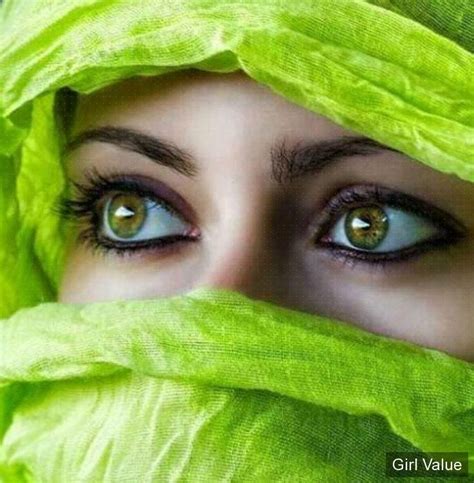 Arabic Girl In Beautiful Green Niqab With Green Eyes Girls Eyes