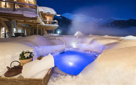 Luxury Ski Chalets With A Hot Tub Luxury Ski Holidaysfirefly Collection