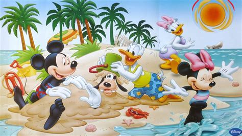 Donald Duck Daisy Duck Mickey Mouse Minnie Aand Goofy