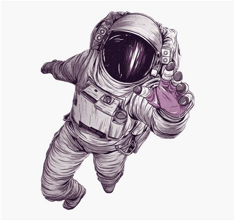 Astronaut Suit Sketch ~ Astronaut Drawing Clipart Outline Line Clip Decal Vector Wall Cliparts
