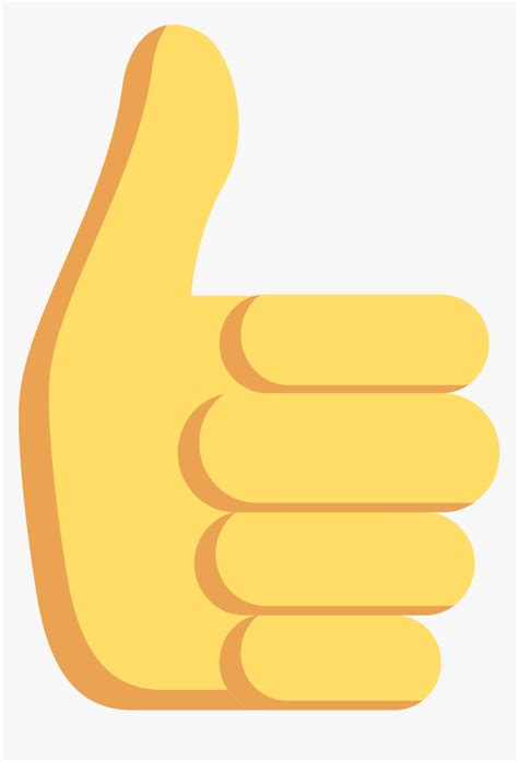 Thumb Up Emoji Png Transparent Png Kindpng
