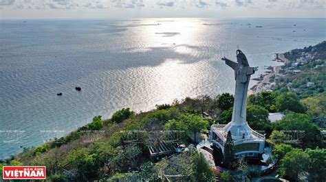 Towering Statue Of Jesus Christ In Vung Tau