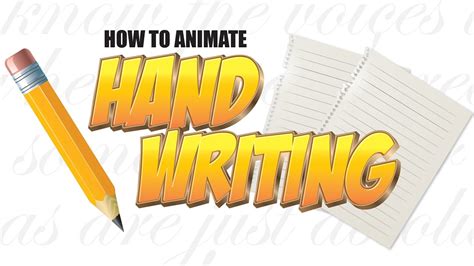 How To Animate Handwriting In Anime Studio Moho Pro Youtube