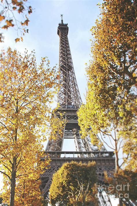 Eiffel Tower Amidst The Autumn Foliage Photograph By Ivy Ho Fine Art