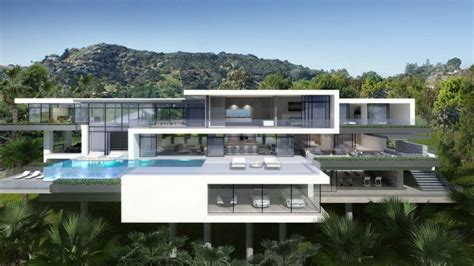 Los Angeles Two Proposed Modern Mega Mansions Thefrench