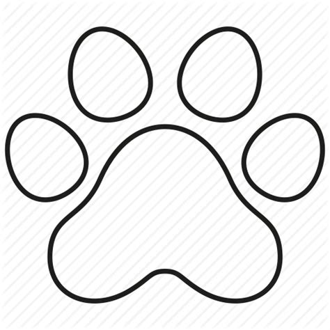Animal Dog Paw Pet Print Icon