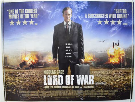 Also using these guns and bullets maybe someone was killed because of the empty bullet shells. Lord Of War - Original Cinema Movie Poster From ...