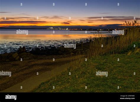 The Evening News Evening Hill Poole Dorset Stock Photo Alamy