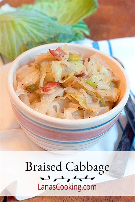 Add sugar and cook, stirring constantly, for 30 seconds more. Braised Cabbage with bacon and caraway from Never Enough Thyme